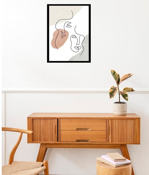 Постер 29x41 cm Two Faces – Veronika Boulová