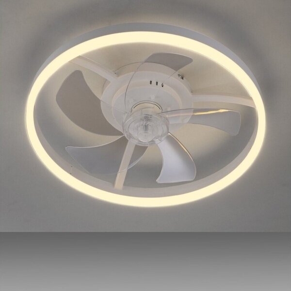 JUST LIGHT. 14624-16 - LED таванен вентилатор с осветление RITA LED/22W/230V + дистанционно управление