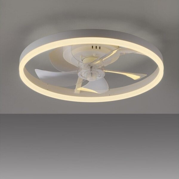 JUST LIGHT. 14624-16 - LED таванен вентилатор с осветление RITA LED/22W/230V + дистанционно управление