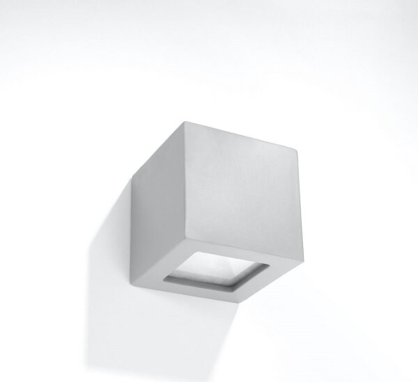 Sollux SL.0871 - Аплик LEO 1xE27/60W/230V сив