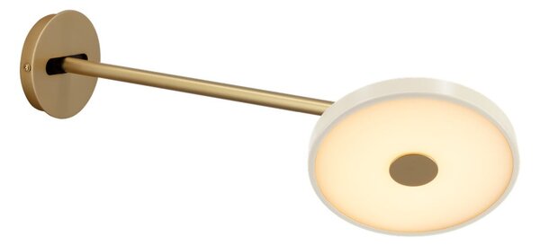 Бяла LED затъмняваща се стенна лампа ø 15 cm Asteria Wall Long – UMAGE