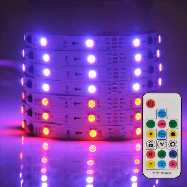 LED RGB Димируема лента MAGIC 2 м LED/12W/230V + д.у