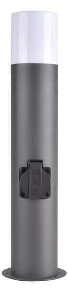 Външна лампа DALLAS 1xE27/12W/230V IP44 с контакт, антрацит