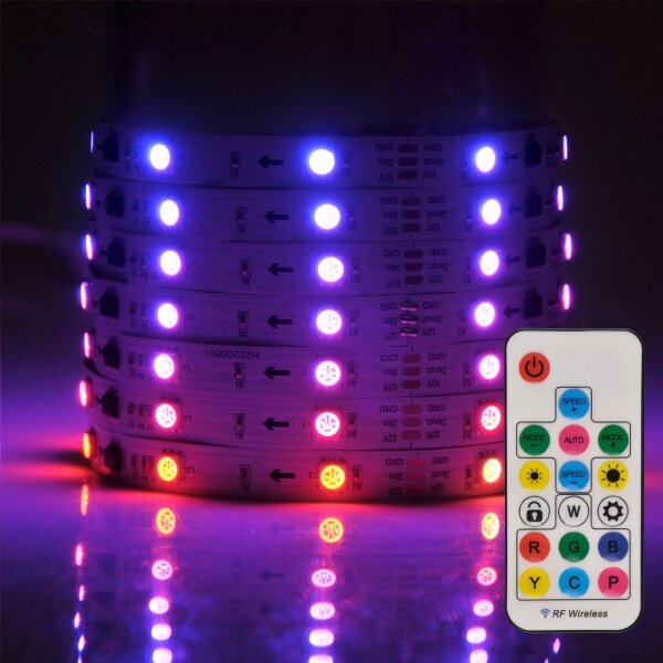 LED RGB Димируема лента MAGIC 2 м LED/12W/230V + д.у