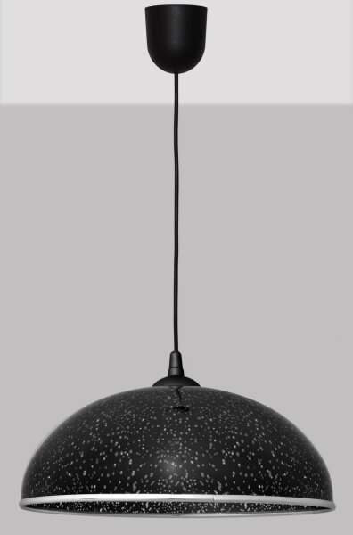 Висящ полилей CIRCLE 1xE27/15W/230V черен