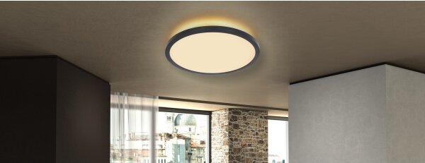 Globo 41562-18B - LED Плафон за баня SAPANA LED/18W/230V IP44