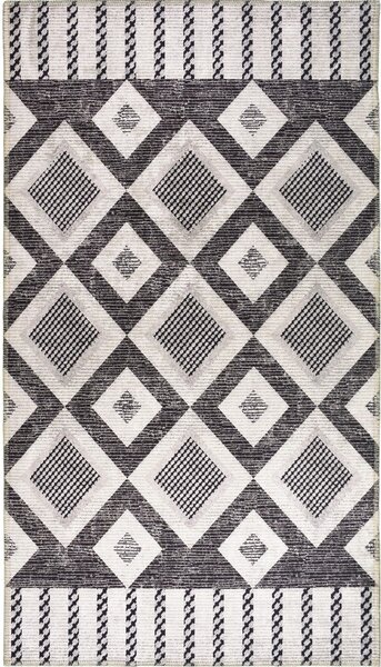 Сив килим за миене 80x50 cm - Vitaus
