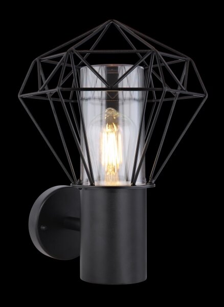 Globo 31355 - Външна стенна лампа HORACE 1xE27/15W/230V IP44