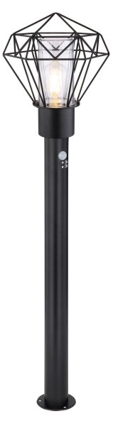 Globo 31357S - Екстериорна лампа със сензор HORACE 1xE27/15W/230V IP44