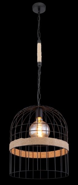 Globo 15677H1 - Висящ полилей HALIA 1xE27/60W/230V