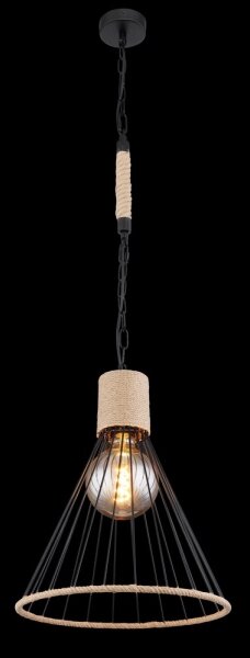 Globo 15676H1 - Висящ полилей HALIA 1xE27/60W/230V
