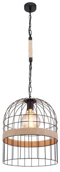 Globo 15677H1 - Висящ полилей HALIA 1xE27/60W/230V