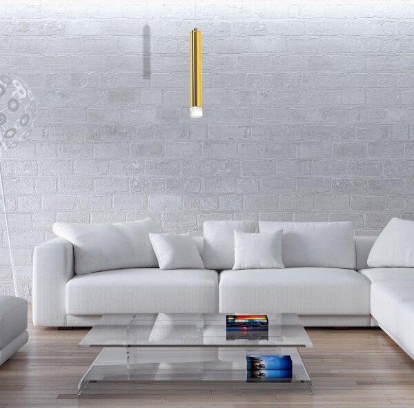 LED полилей на кабел GOLDIE LED/5W/230V златен
