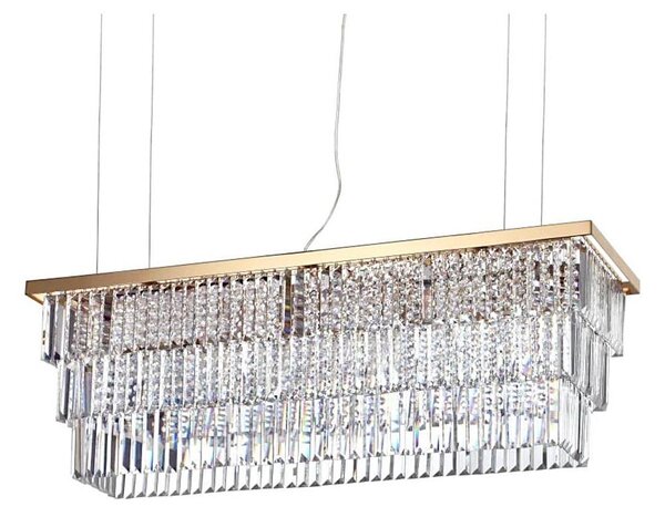 Ideal Lux - Кристален пендел MARTINEZ 8xE14/40W/230V