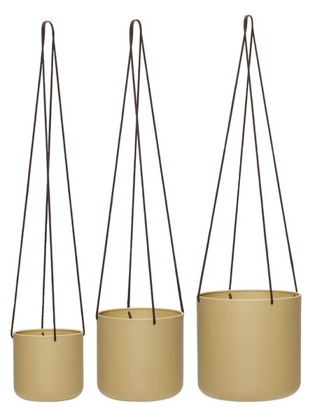 Метални висящи и стенни покрития за кашпи в комплект 3 бр. ø 25 cm Bloom – Hübsch