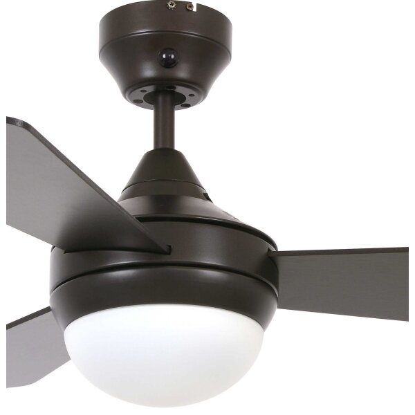 Lucci Air 512311- Вентилатор за таван AIRLIE HUGGER 2xE27/15W/230V дърво/кафяв + д.у