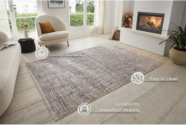 Сив килим 80x120 cm Terrain – Hanse Home
