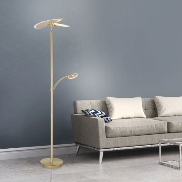 Paul Neuhaus 673-60- LED димируема подова лампа ARTUR 2xLED/21W/230V+LED/6W