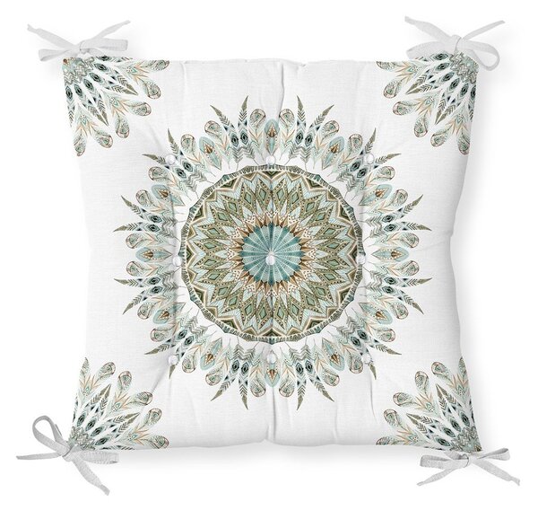 Възглавница за седалка на стол "Етно бохо мандала", 40 x 40 cm - Minimalist Cushion Covers