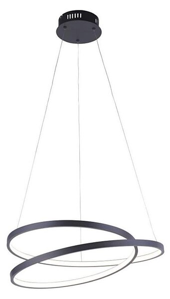 Paul Neuhaus 2472-18 - LED Димируем висящ полилей ROMAN LED/30W/230V черен