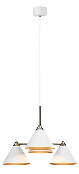 Markslöjd 108077 - Висящ полилей KLINT 4xE14/40W/230V бял