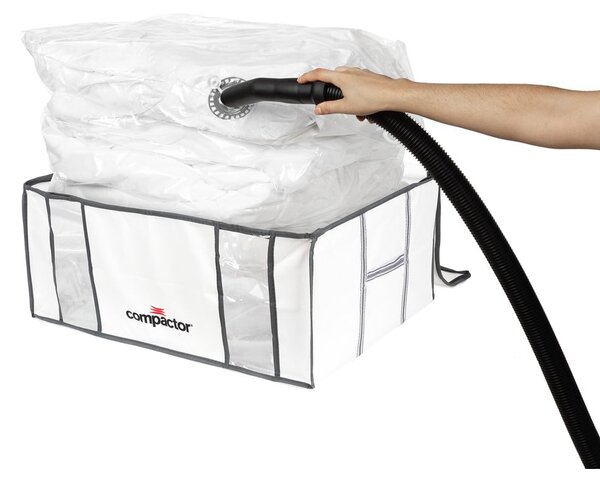 Вакуумна подсилена текстилна кутия за съхранение на дрехи 65x45x26,5 cm Life – Compactor