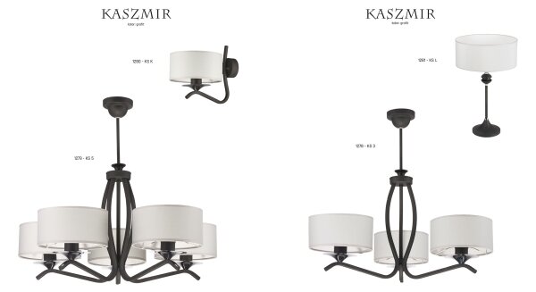 JUPITER 1278-KS3G - Полилей KASZMIR 3xE27/60W