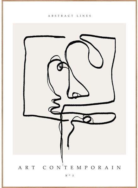 Картина 50x70 cm Art Contemporain – Malerifabrikken