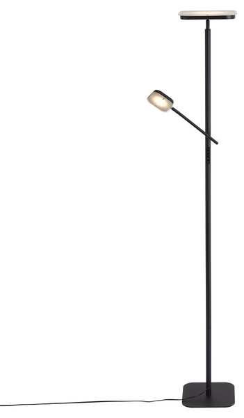 Modern Floor Lamp Black incl. Dimmable LED - Divana