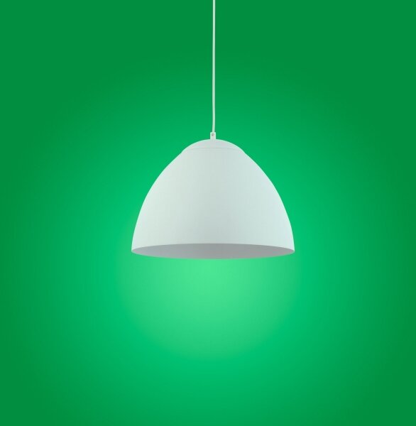 Висящ полилей FARO 1xE27/60W/230V бял