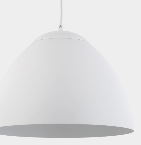Висящ полилей FARO 1xE27/60W/230V бял