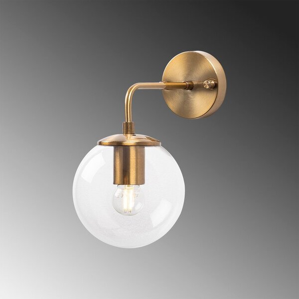 Стенна лампа в месингов цвят ø 15 cm Viran – Opviq lights