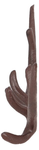 Кафява метална стенна закачалка Antlers – Esschert Design