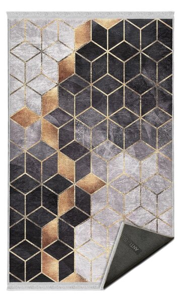 Килим в сиво/златисто 80x150 cm - Mila Home