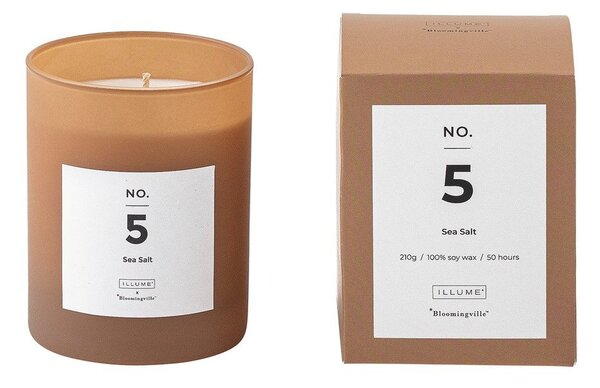 Ароматна свещ с време на горене 50 h No. 5 Sea Salt – ILLUME x Bloomingville