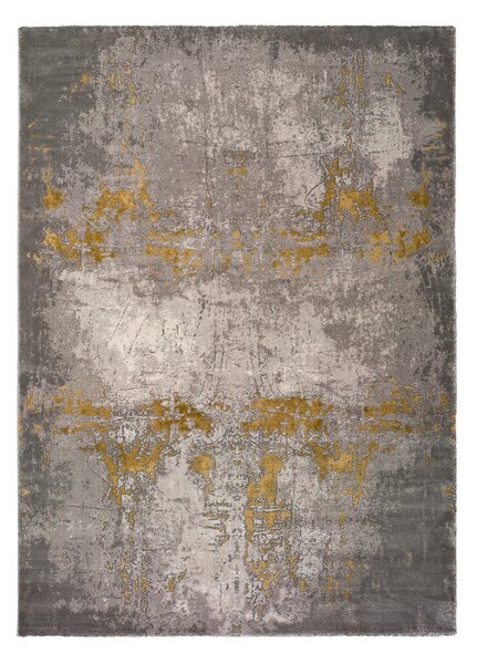 Сив килим Mesina Mustard, 160 x 230 cm - Universal