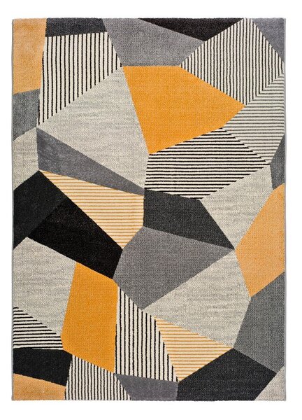 Оранжев и сив килим Gladys Sarro, 80 x 150 cm - Universal