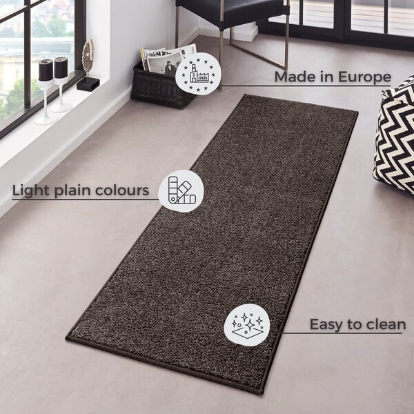 Антрацитна пътека , 80 x 400 cm Pure - Hanse Home