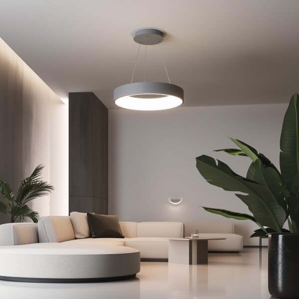 Brilagi - LED димируем полилей на кабел LED/40W/230V 3000-6500K сив + с дистанционно управление