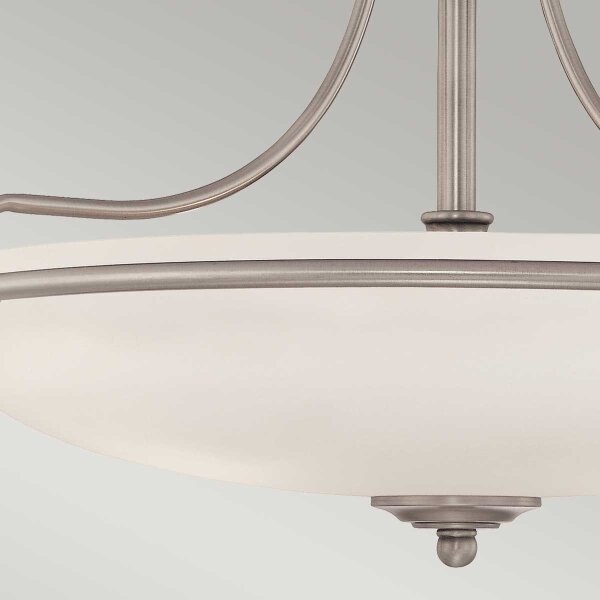 Elstead QZ-GRIFFIN-SFS-AN - Полилей за повърхностен монтаж GRIFFIN 3xE27/100W/230V лъскав хром