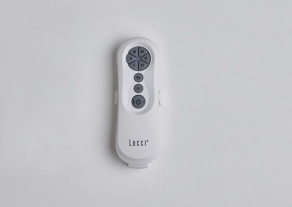 Lucci air 213350 - LED Димируем вентилатор RIVIERA 1xGX53/12W/230V бял + д.у