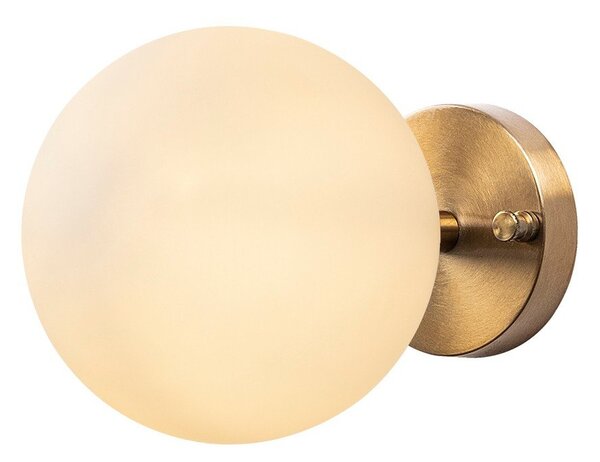 Бяла/в бронзов цвят стенна лампа ø 15 cm Atmaca – Opviq lights