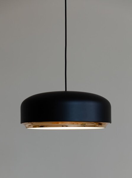 Черно LED висящо осветително тяло с метален абажур ø 40 cm Hazel medium - UMAGE