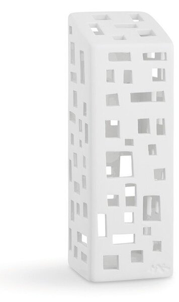 Бял керамичен свещник Urbania Lighthouse High Building - Kähler Design