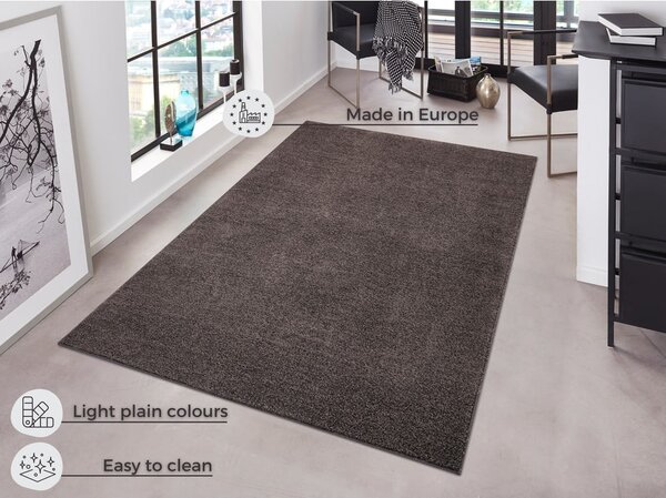 Антрацитен килим , 140 x 200 cm Pure - Hanse Home