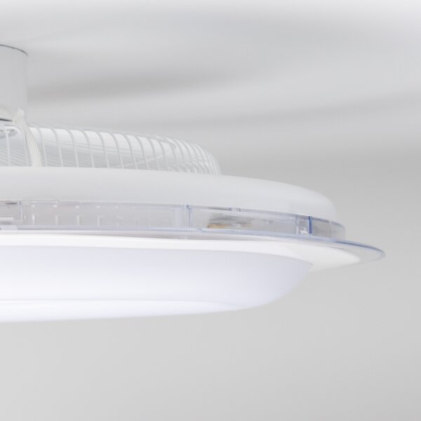 Brilagi - LED Димируема лампа с вентилатор RONDA LED/48W/230V бял + д.у