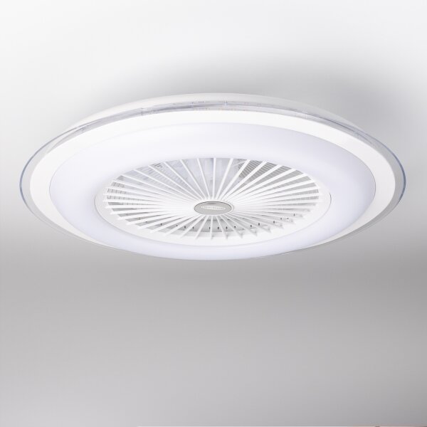 Brilagi - LED Димируема лампа с вентилатор RONDA LED/48W/230V бял + д.у