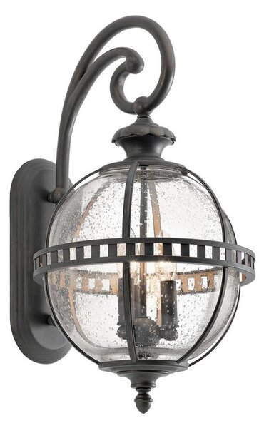 Kichler KL-HALLERON-2M - Външно стенно осветително тяло HALLERON 3xE14/40W/230V IP44