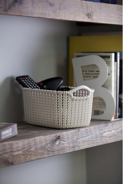 Бяла кошница за съхранение , 3 л Knit - Curver