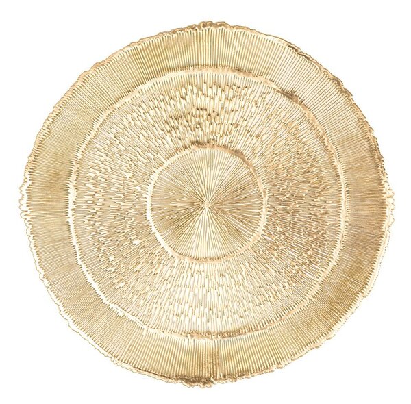 Подложка за хранене в златисто, ⌀ 38 cm - Tiseco Home Studio